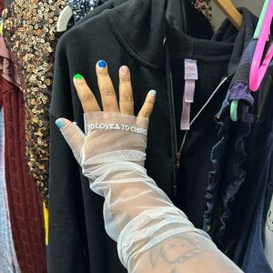 To Love & To Cherish Sheer Gloves